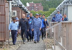 Japan PM visits flood-hit central Japan city