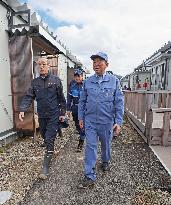 Japan PM visits flood-hit central Japan city