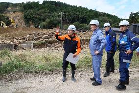 Japan PM visits flood-hit central Japan city