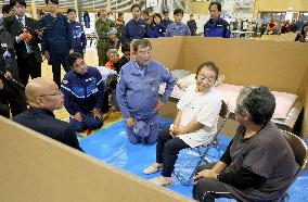 Japan PM visits flood-hit central Japan city