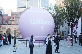 Wilson Holds A Tennis Themed Event in Shanghai