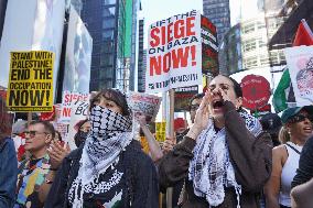 Anti-war demonstration in New York