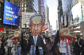 Anti-war demonstration in New York