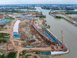 River Waterway Construction in Huai'an