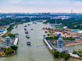 River Waterway Construction in Huai'an