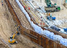 River Waterway Construction in Huai'an