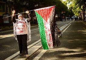 Demonstration In Support Of Lebanon And Palestine - Paris