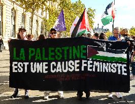 Demonstration In Support Of Lebanon And Palestine - Paris