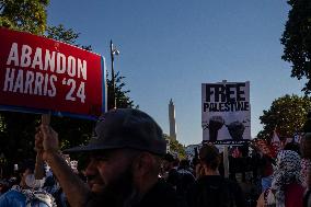 Pro-Palestinian Rally Near The White House, Washington DC, USA