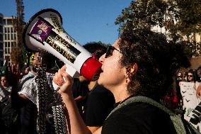 Pro-Palestinian Rally Near The White House, Washington DC, USA