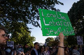 Pro-Palestinian Rally Near The White House, Washington DC, USA