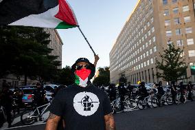 Pro-Palestinian Rally Near The White House, Washington DC, USA