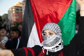 Pro-Palestinian Rally Near The White House, Washington DC, USA