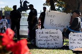 Pro-Palestinian Rally Near The White House, Washington DC, USA