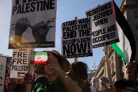 Pro-Palestinian Rally Near The White House, Washington DC, USA