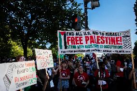 Pro-Palestinian Rally Near The White House, Washington DC, USA