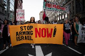 Pro-Palestinian Rally Near The White House, Washington DC, USA