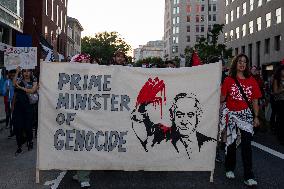 Pro-Palestinian Rally Near The White House, Washington DC, USA