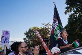 Pro-Palestinian Rally Near The White House, Washington DC, USA