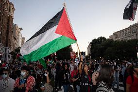 Pro-Palestinian Rally Near The White House, Washington DC, USA