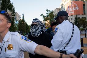 Pro-Palestinian Rally Near The White House, Washington DC, USA