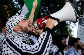 Pro-Palestinian Rally Near The White House, Washington DC, USA