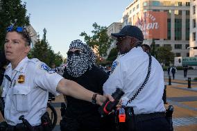 Pro-Palestinian Rally Near The White House, Washington DC, USA