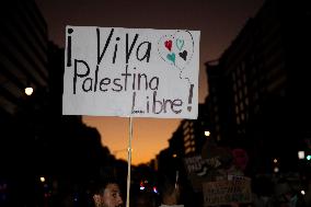 Pro-Palestinian Rally Near The White House, Washington DC, USA