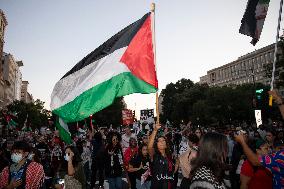 Pro-Palestinian Rally Near The White House, Washington DC, USA