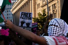 Pro-Palestinian Rally Near The White House, Washington DC, USA