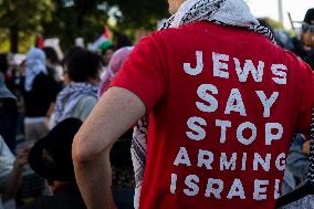 Pro-Palestinian Rally Near The White House, Washington DC, USA