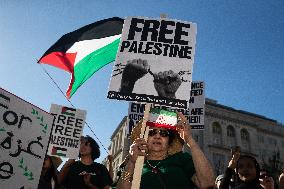 Demonstration for Palestine and Lebanon at the White House