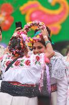 Baton Comand Ceremony For Clara Brugada As Mexico City Head Of Government