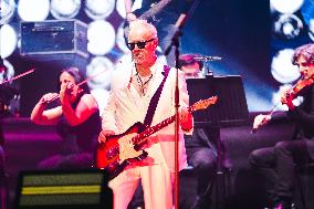 Umberto Tozzi Performs During The L'ultima Notte Rosa The Final Tour In Milan