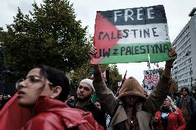 Pro Palestine Rally In Warsaw, Poland