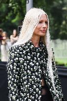 Celebrity Arrivals At Gucci Fashion Show During The Milan Women's Fashion Week Spring/Summer 2025 In Milan