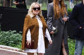 Celebrity Arrivals At Gucci Fashion Show During The Milan Women's Fashion Week Spring/Summer 2025 In Milan