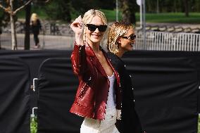 Celebrity Arrivals At Gucci Fashion Show During The Milan Women's Fashion Week Spring/Summer 2025 In Milan