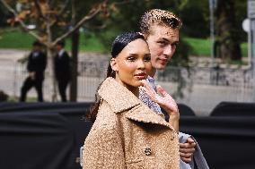 Celebrity Arrivals At Gucci Fashion Show During The Milan Women's Fashion Week Spring/Summer 2025 In Milan