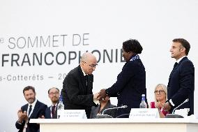 Closing of the 19th Francophonie Summit at the Grand Palais - Paris