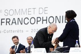 Closing of the 19th Francophonie Summit at the Grand Palais - Paris