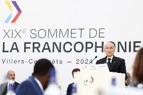 Closing of the 19th Francophonie Summit at the Grand Palais - Paris