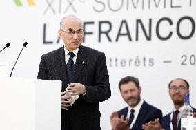 Closing of the 19th Francophonie Summit at the Grand Palais - Paris