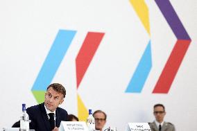 Closing of the 19th Francophonie Summit at the Grand Palais - Paris