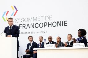 Closing of the 19th Francophonie Summit at the Grand Palais - Paris