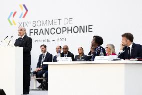 Closing of the 19th Francophonie Summit at the Grand Palais - Paris