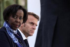 Closing of the 19th Francophonie Summit at the Grand Palais - Paris