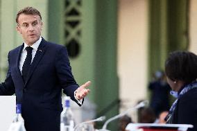 Closing of the 19th Francophonie Summit at the Grand Palais - Paris