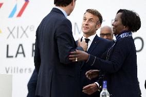 Closing of the 19th Francophonie Summit at the Grand Palais - Paris