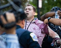 Pro-Gaza protester attempts self-immolation outside White House - DC